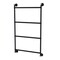 Carolina Crystal Collection 4 Tier 18 Inch Ladder Towel Bar - Matte Black